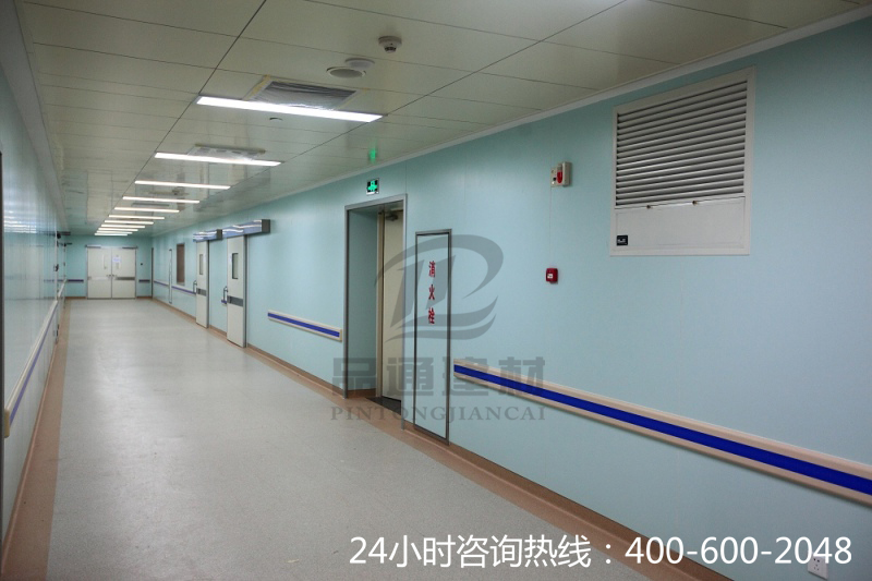 【寧夏】銀川市鐵路醫(yī)院pvc走廊護(hù)墻板，貨比三家優(yōu)選品通建材